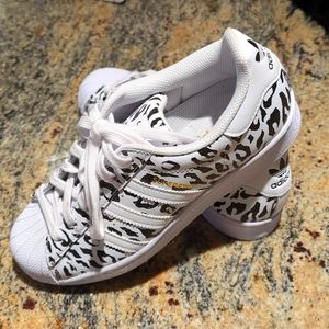 Adidas Superstar Shell toe Women's FV3451 "CHEETAH PRINT" Size 6